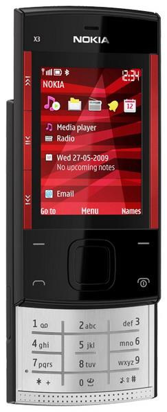 Nokia X3 Black Red